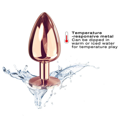 Diamond Plug Rose Gold Large - Anal Toys - The Rabbit Hole Life