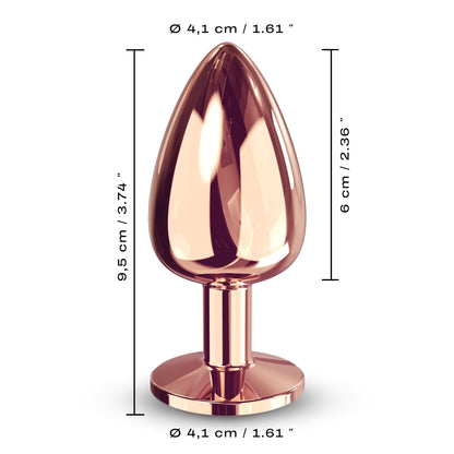 Diamond Plug Rose Gold Large - Anal Toys - The Rabbit Hole Life