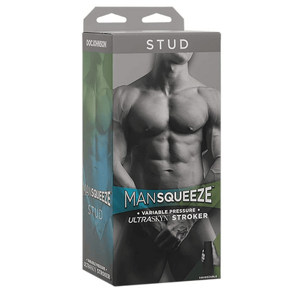 Doc Johnson Man Squeeze - Stud - ULTRASKYN Stroker - Ass - Vanilla - For Him - The Rabbit Hole Life