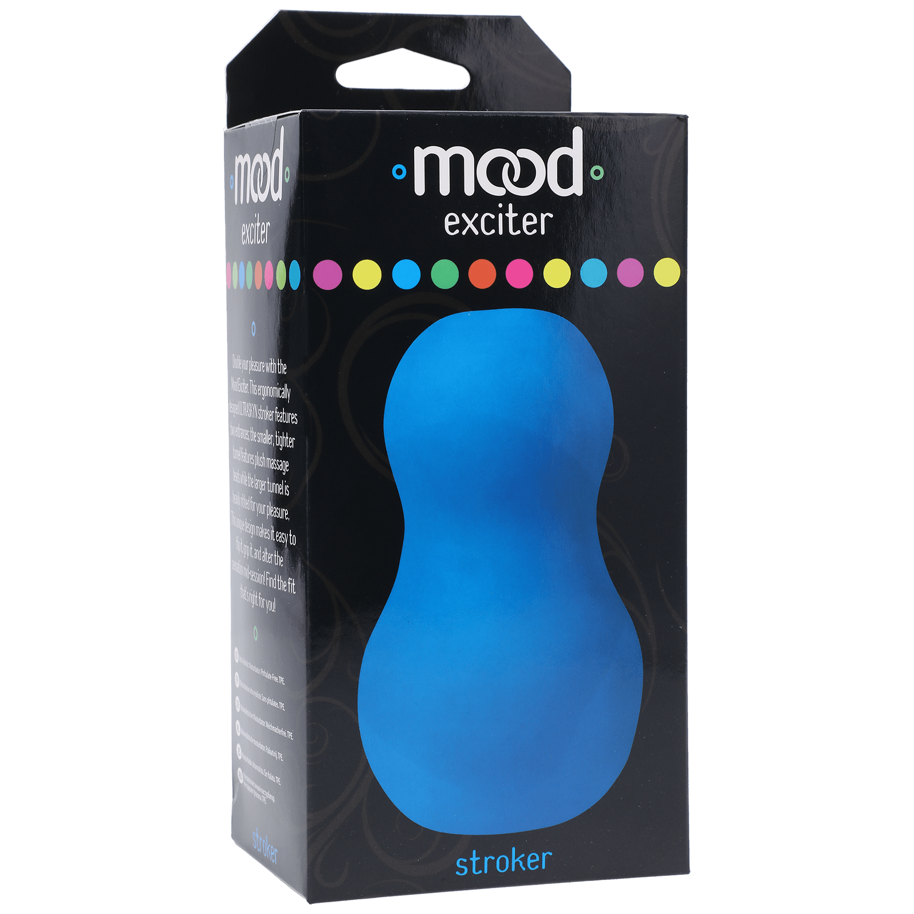 Doc Johnson Mood ULTRASKYN Stroker Exciter Blue - For Him - The Rabbit Hole Life