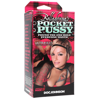 Doc Johnson Signature Strokers - Belladonna's - ULTRASKYN Pocket Pussy - Vanilla - For Him - The Rabbit Hole Life