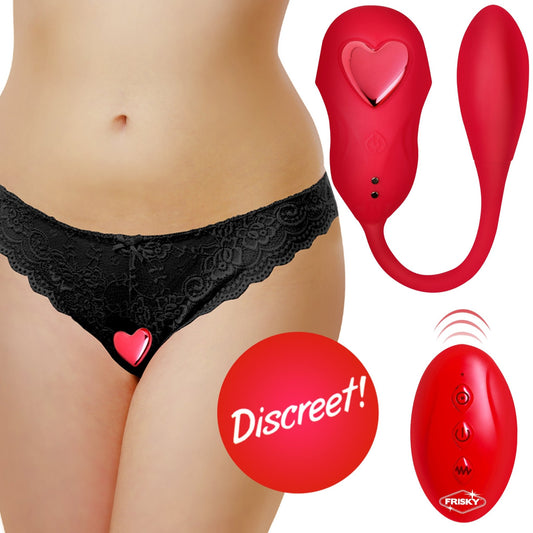 Double Love Connection Silicone Panty Vibe with Remote Control - vibesextoys - The Rabbit Hole Life