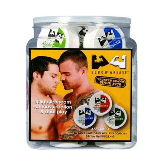 Elbow Grease ASSORTED Cream Quickie (24 Bowl) 1oz - Lubes - The Rabbit Hole Life