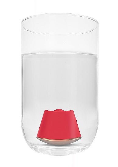 Elegance Dazzling Rotating &amp; Vibrating Clitoral Stimulator Red - Vibrators - The Rabbit Hole Life