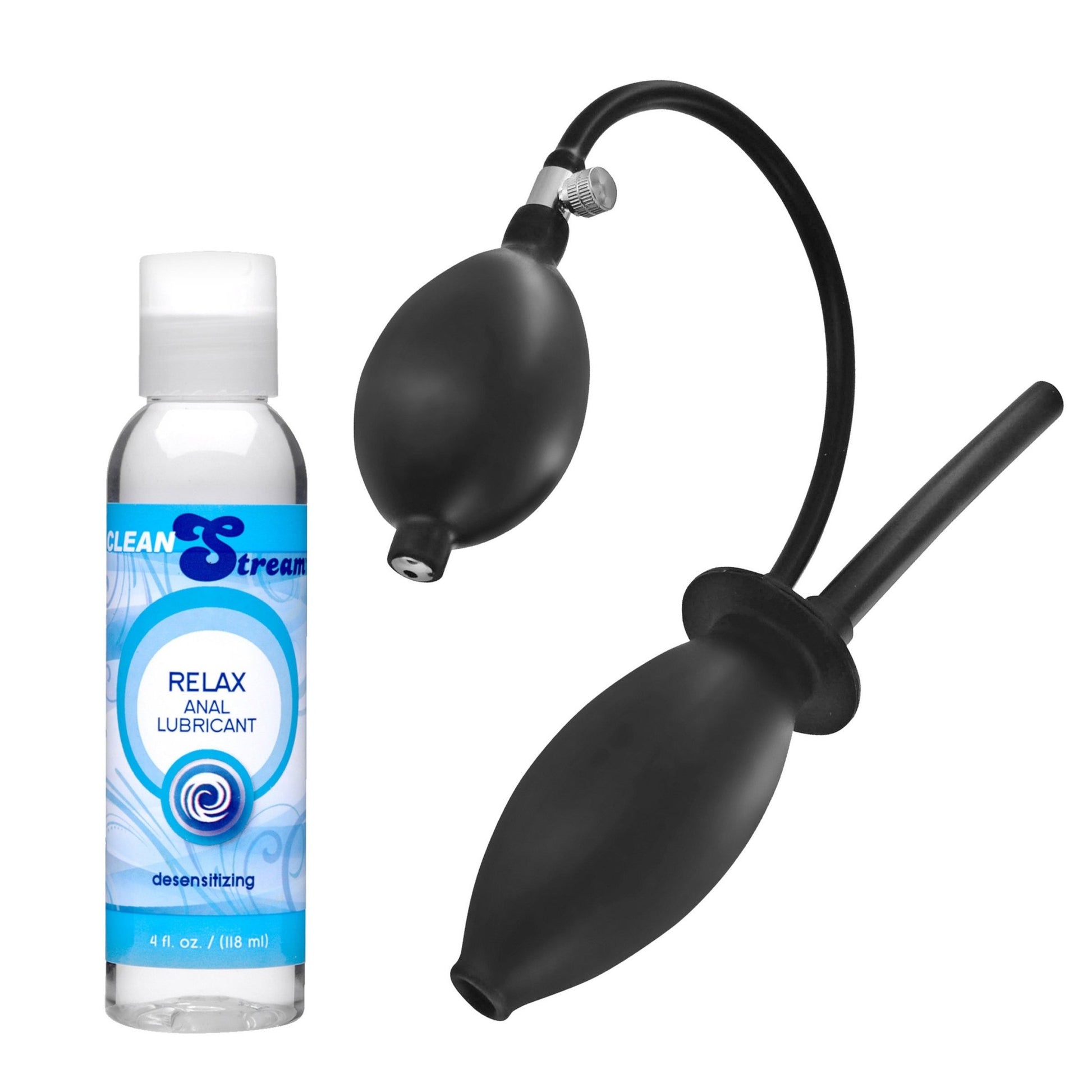 Enema Anal Stretching Kit with Plug and Desensitizing Lube - enema-anal - The Rabbit Hole Life