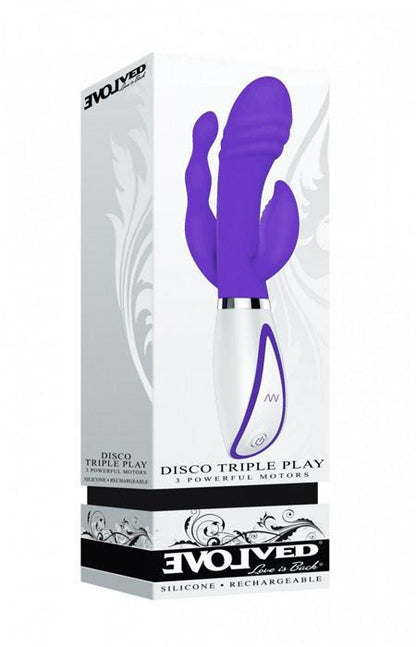 Evolved Novelties Disco Triple Play Vibrator - Vibrators - The Rabbit Hole Life