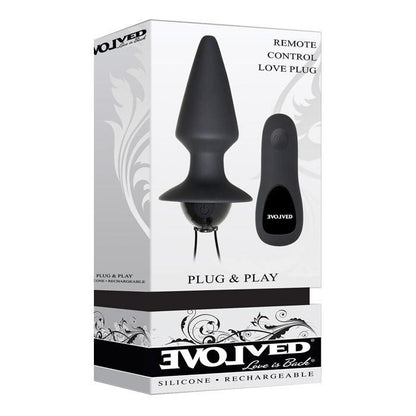 Evolved Novelties Plug & Play Butt Plug Vibrator With Remote Control - Anal Toys - The Rabbit Hole Life