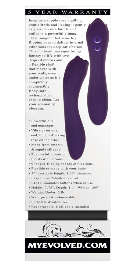 Evolved THORNY ROSE PURPLE - Vibrators - The Rabbit Hole Life