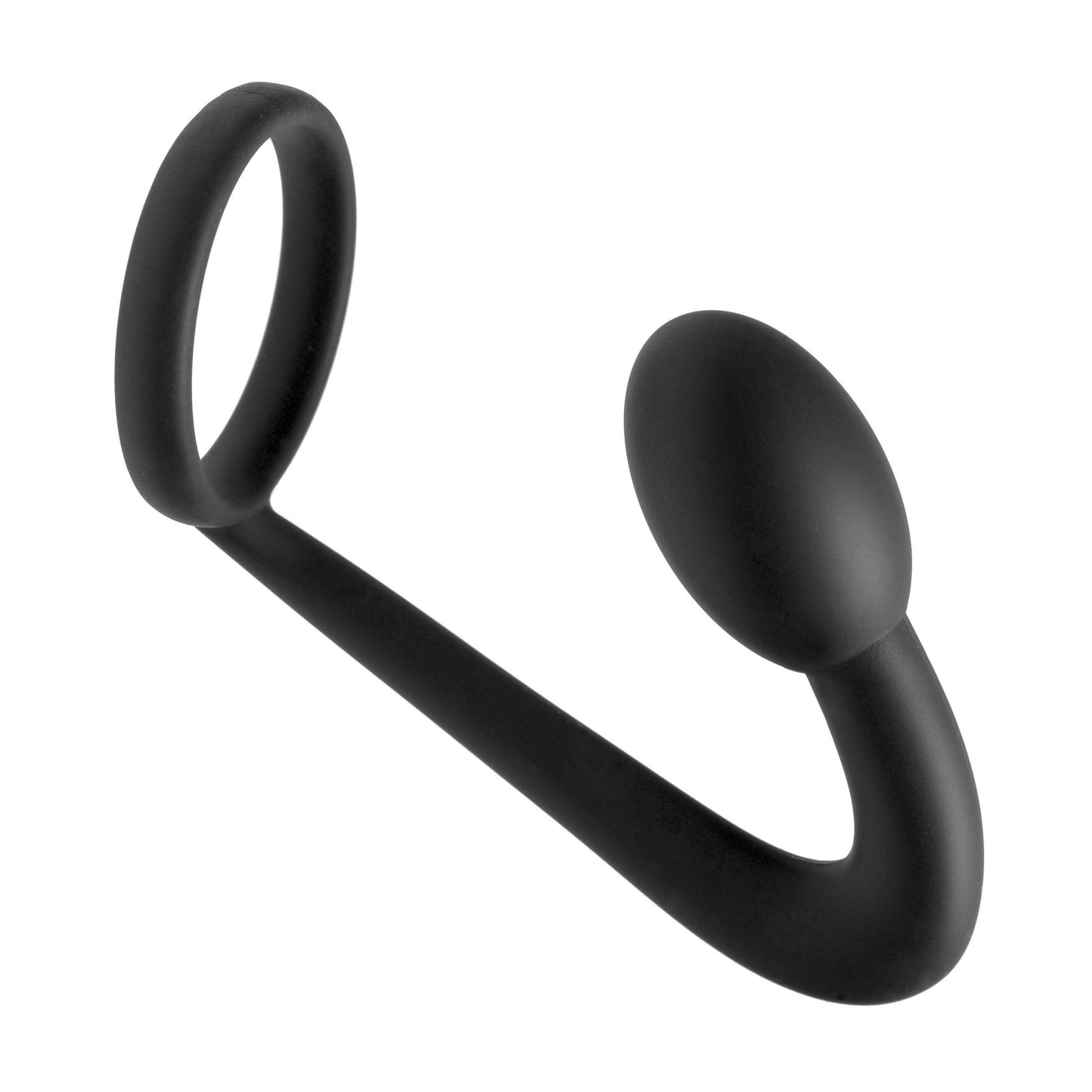 Explorer Silicone Cock Ring and Prostate Plug - prostate-stimulator - The Rabbit Hole Life