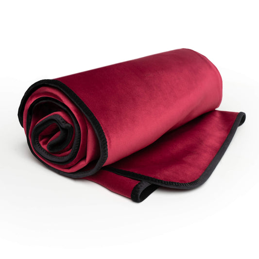 Fascinator Lush Throw King Size Merlot Mircovelvet - BDSM - The Rabbit Hole Life