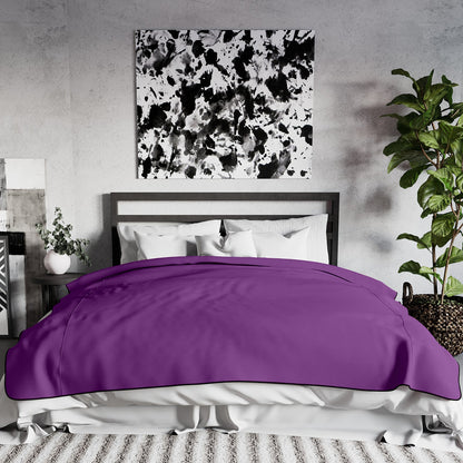 Fascinator Lush Throw King Size Purple Microvelvet - BDSM - The Rabbit Hole Life