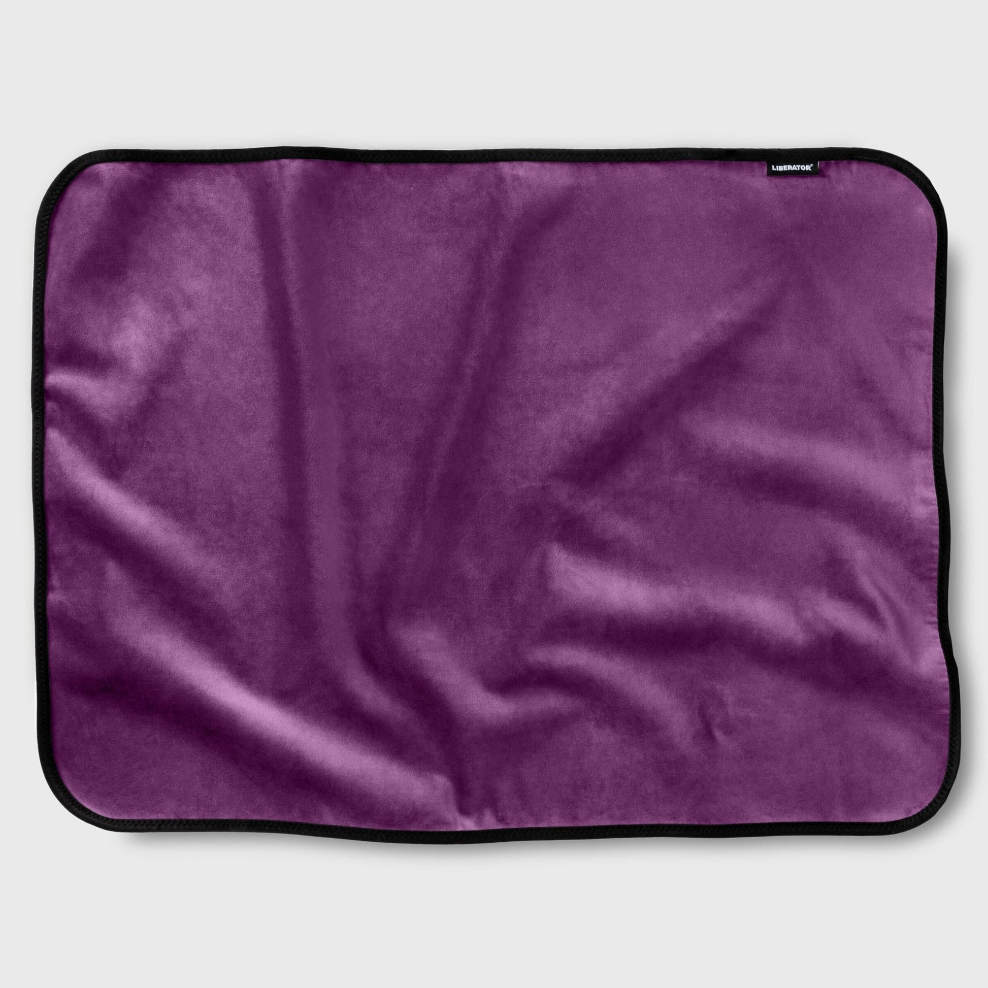 Fascinator Throw Aubergine Microvelvet - Mini - BDSM - The Rabbit Hole Life