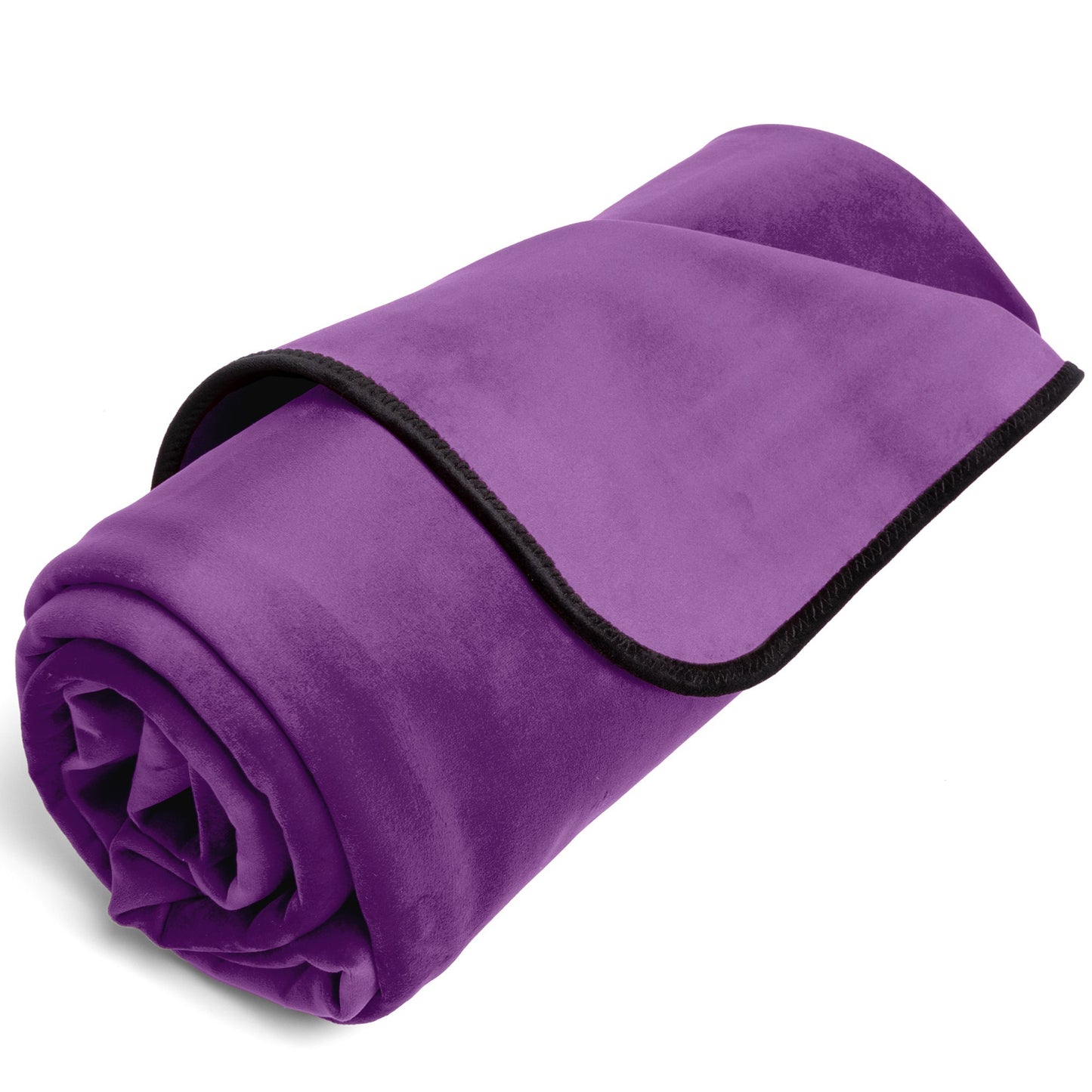 Fascinator Throw Aubergine Microvelvet - Mini - BDSM - The Rabbit Hole Life