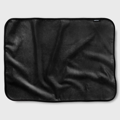 Fascinator Throw Black Microvelvet - Mini - BDSM - The Rabbit Hole Life