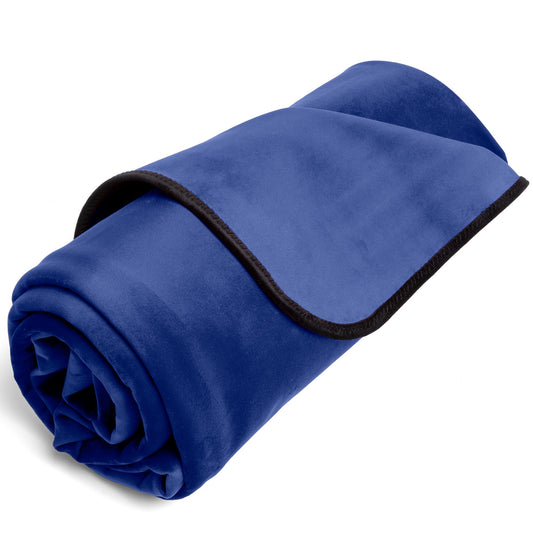 Fascinator Throw Indigo Mircovelvet - BDSM - The Rabbit Hole Life