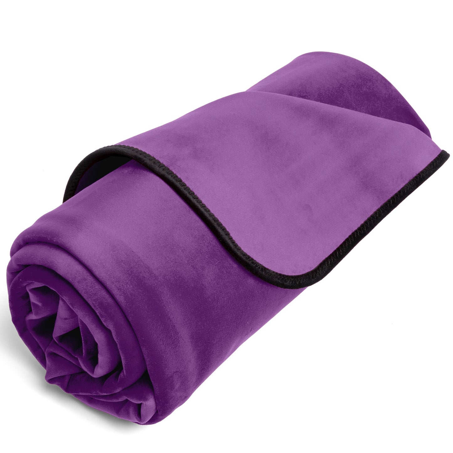Fascinator Throw Purple Velvish - Travel Size - BDSM - The Rabbit Hole Life