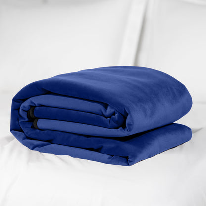 Fascinator Throw Royal Blue Microvelvet - Regular Size - BDSM - The Rabbit Hole Life