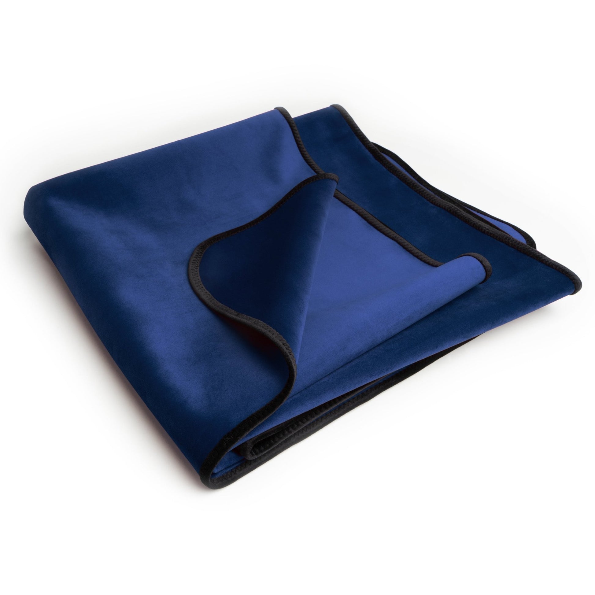 Fascinator Throw Royal Blue Velvish - Travel Size - BDSM - The Rabbit Hole Life