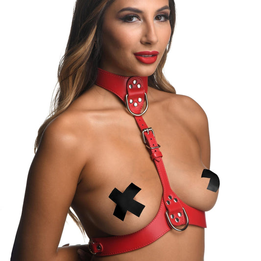 Female Chest Harness- Medium/Large - FetishClothing - The Rabbit Hole Life