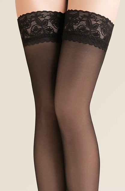 Gabriella Calze 200 Hold Ups Black - The Rabbit Hole Life