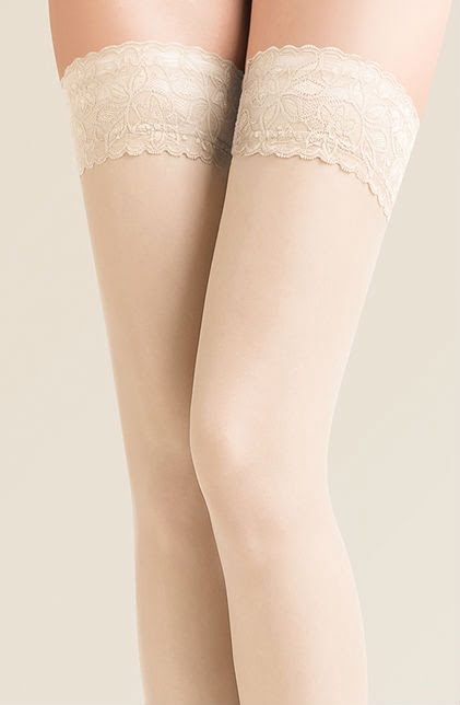 Gabriella Calze 200 Hold Ups Ivory - The Rabbit Hole Life