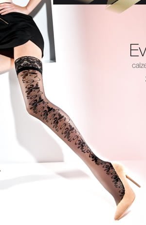 Gabriella Calze Evana 214 Hold Ups Black - The Rabbit Hole Life