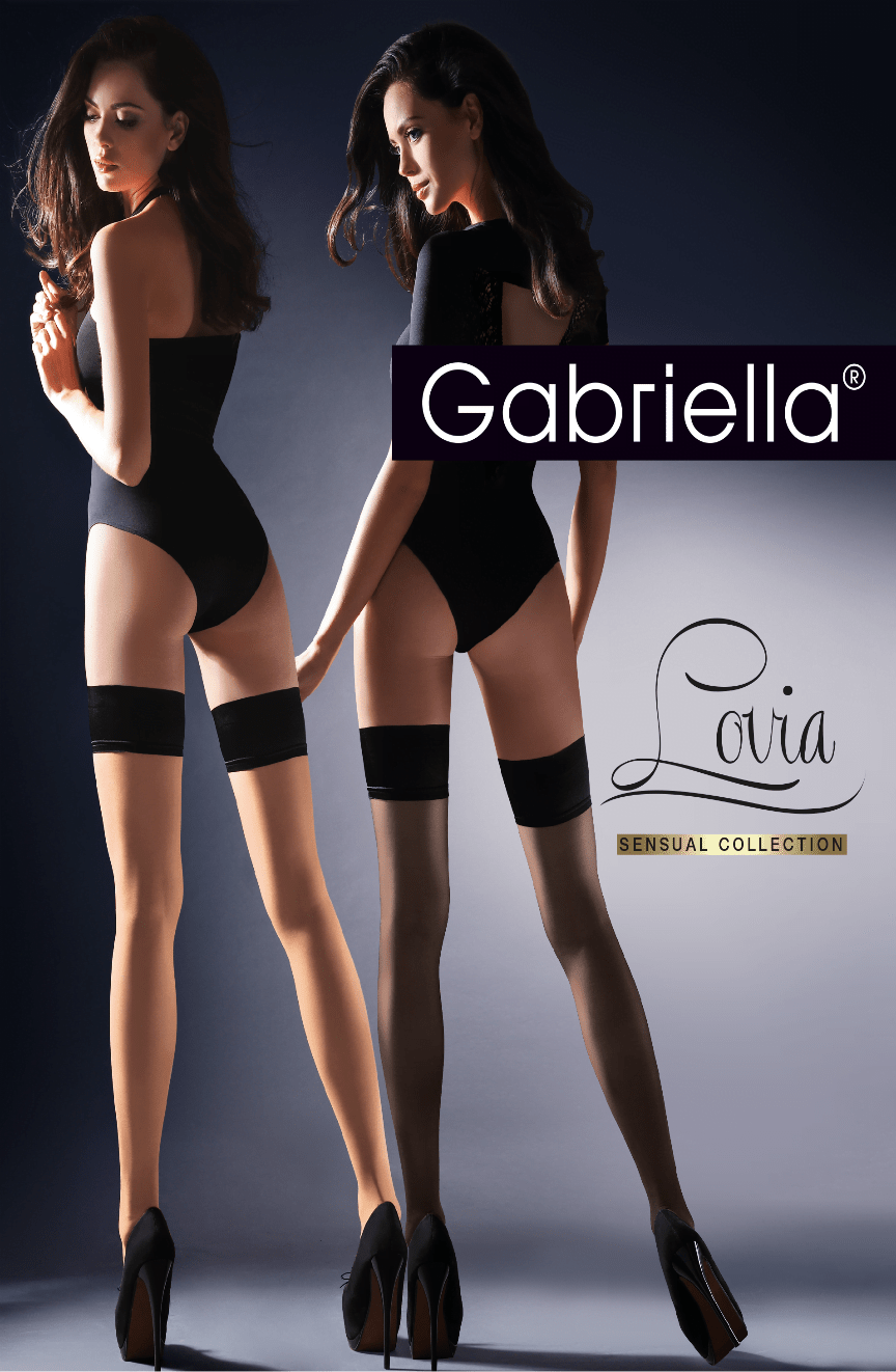 Gabriella Calze Lovia Hold Ups Beige - The Rabbit Hole Life