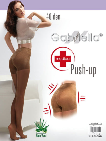 Gabriella Classic 40 Push Up 128 Tights Beige - The Rabbit Hole Life