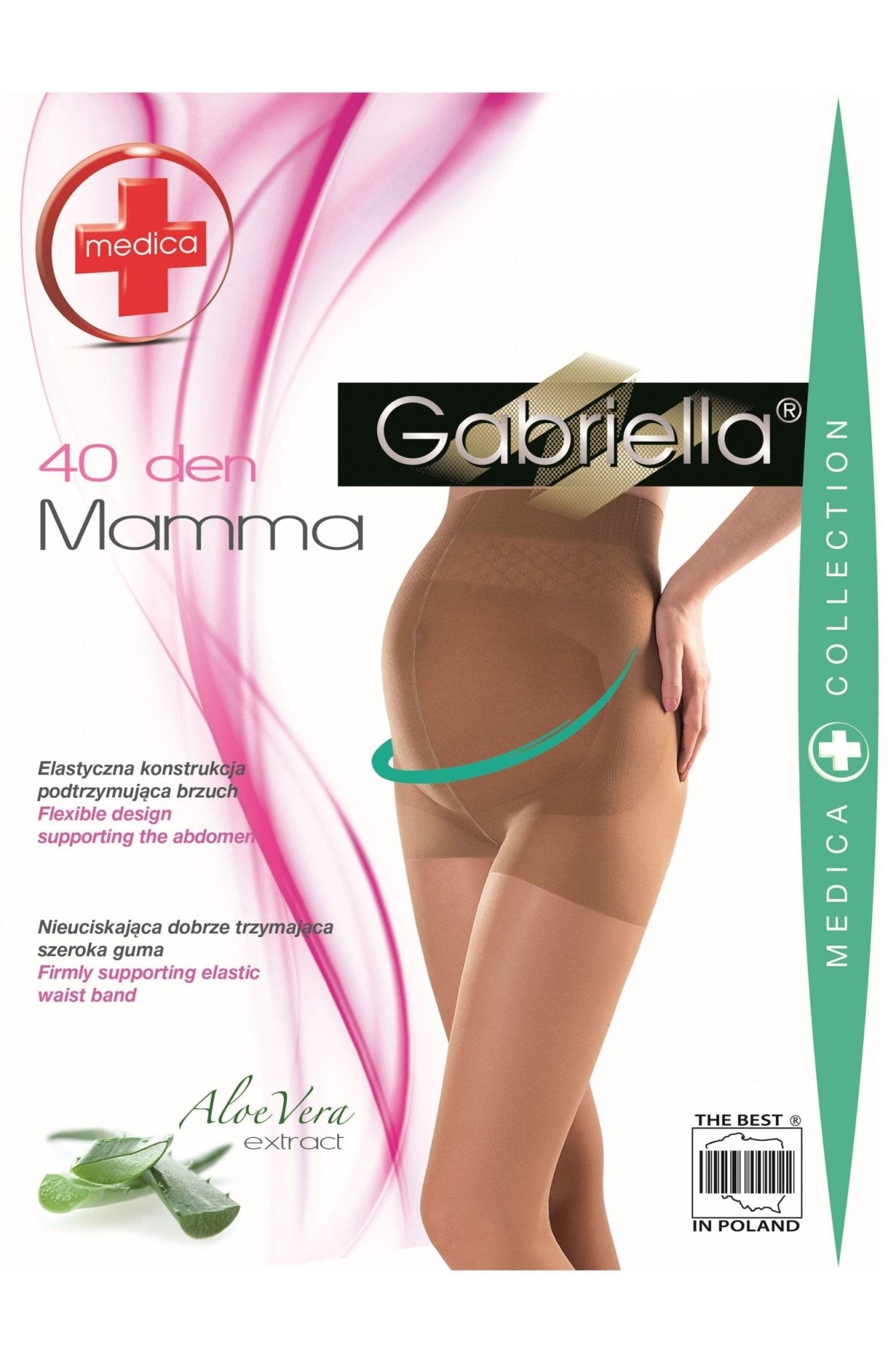 Gabriella Classic Mamma 40 Tights Beige - The Rabbit Hole Life