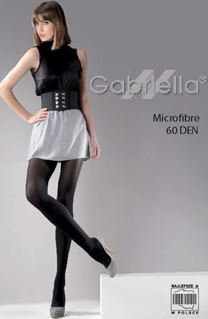 Gabriella Classic Microfibre 60 Tights Black - The Rabbit Hole Life