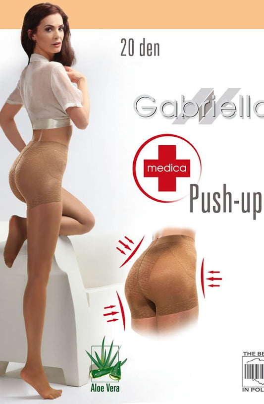 Gabriella Classic Push Up 127 Tights Beige - The Rabbit Hole Life