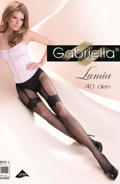 Gabriella Fantasia Lumia Tights Black - The Rabbit Hole Life