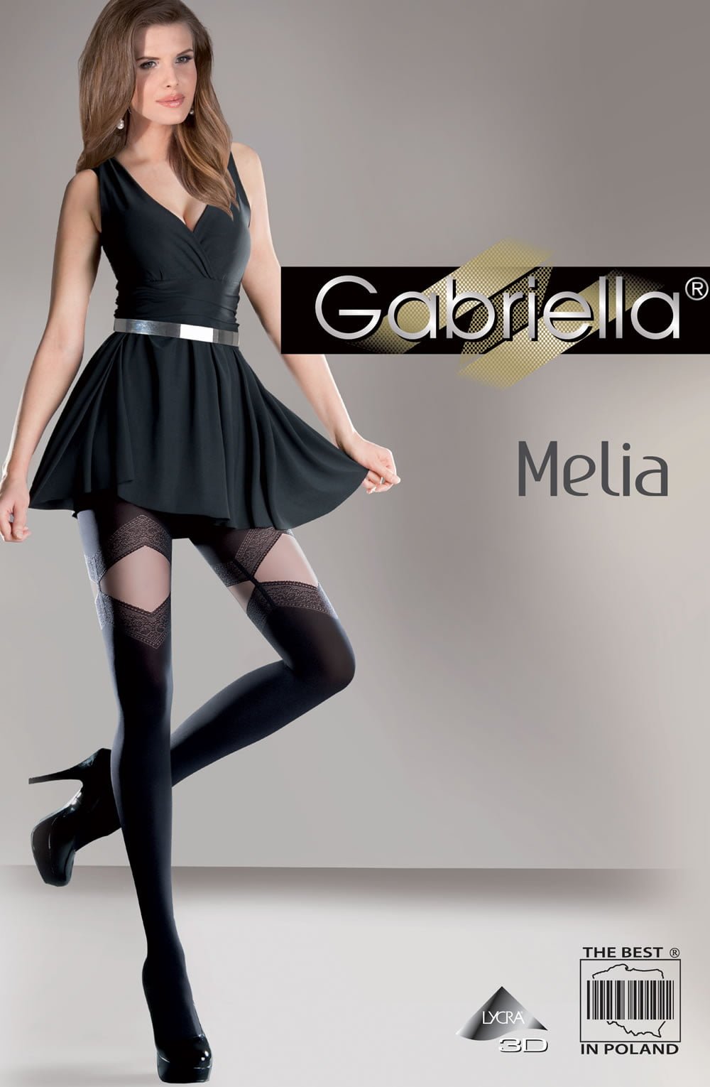 Gabriella Fantasia Melia Tights Black - The Rabbit Hole Life