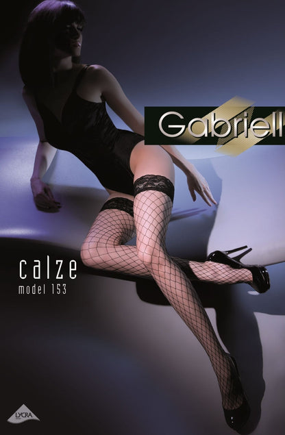 Gabriella Kabaretta Calze 153-222 Hold Ups Black - The Rabbit Hole Life