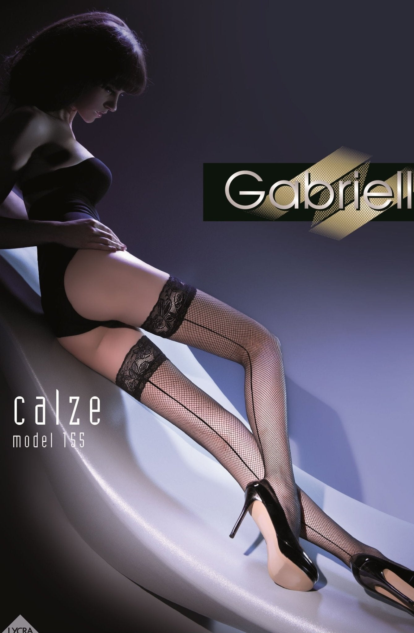 Gabriella Kabaretta Calze 155-223 Hold Ups Black - The Rabbit Hole Life