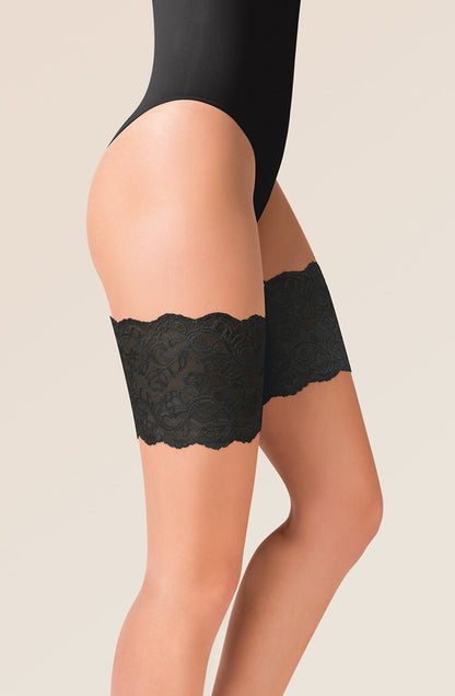 Gabriella Lace Thigh Band 509 Black - The Rabbit Hole Life