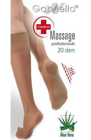 Gabriella Medica Massage 20 Knee Highs Beige - The Rabbit Hole Life