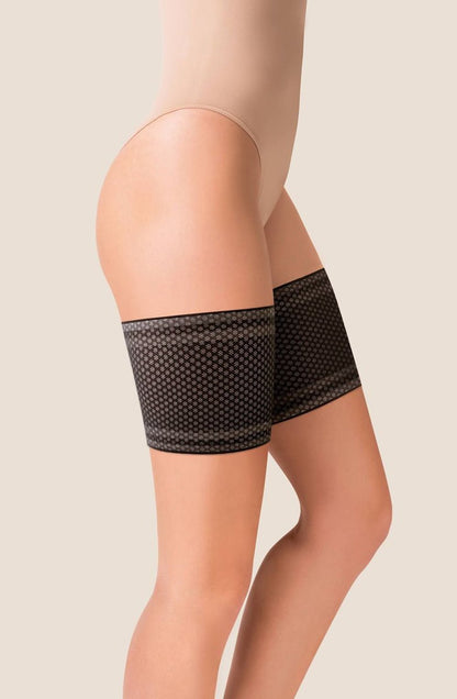 Gabriella Mesh Thigh Band 511 Black - The Rabbit Hole Life