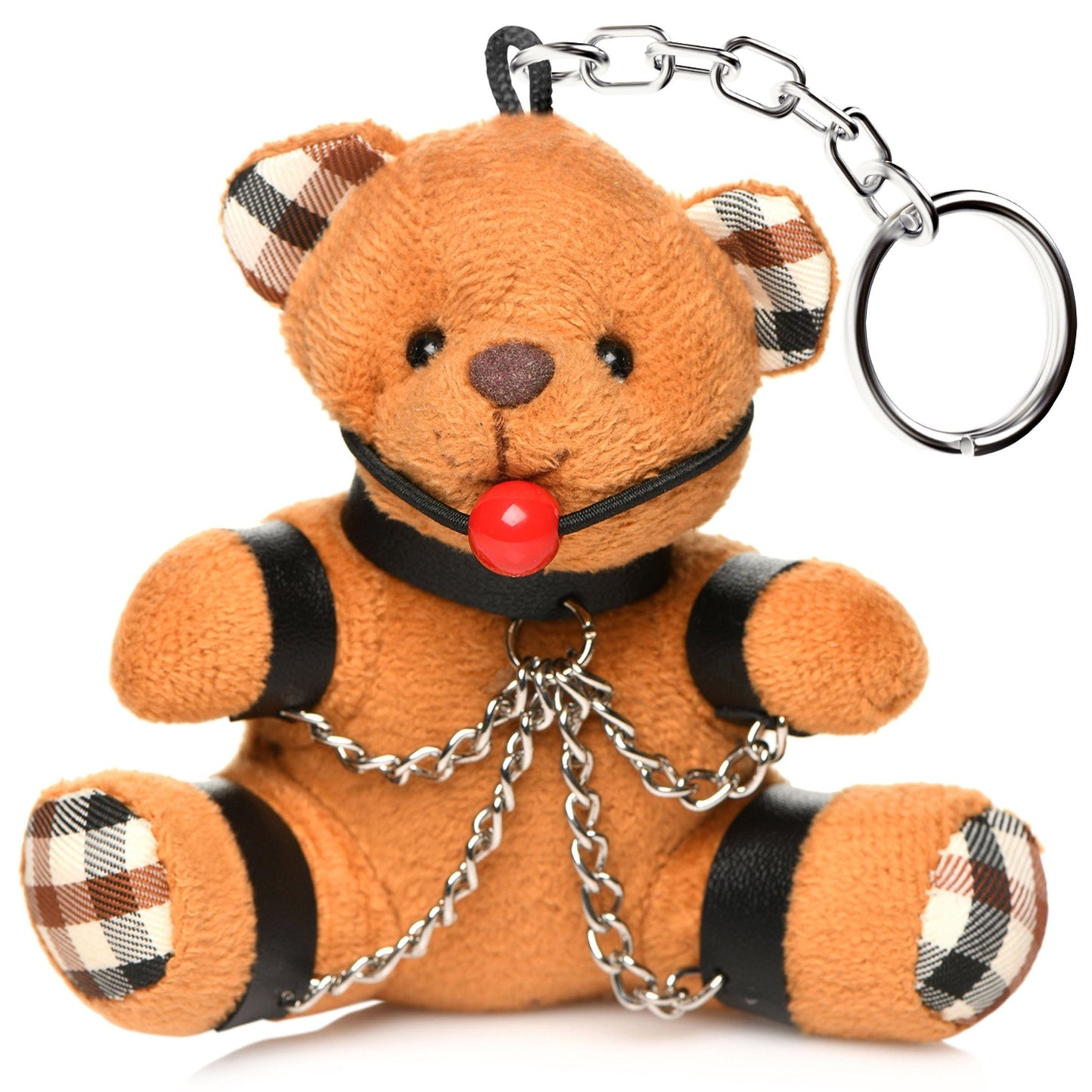 Gagged Teddy Bear Keychain - Misc - The Rabbit Hole Life