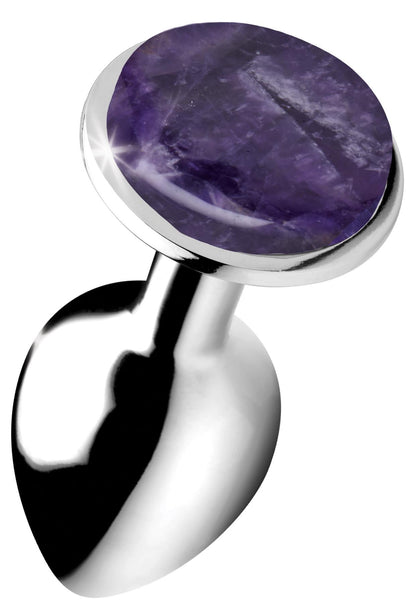 Genuine Amethyst Gemstone Anal Plug - Large - butt-plugs - The Rabbit Hole Life