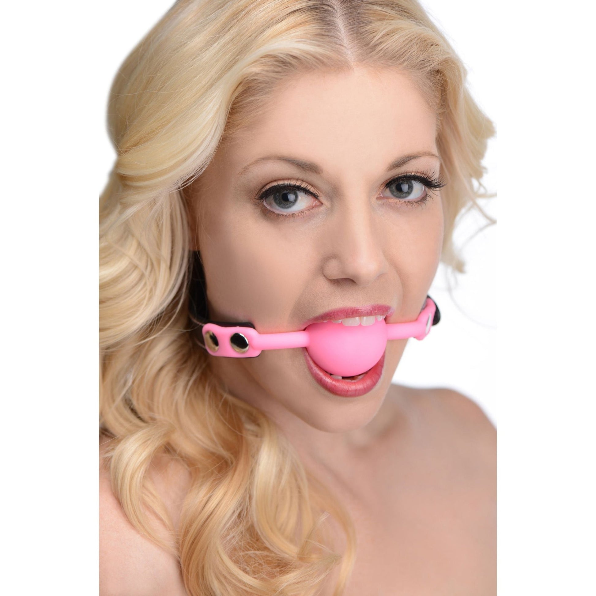 Glow Gag Glow in the Dark Silicone Ball Gag - GAGS - The Rabbit Hole Life