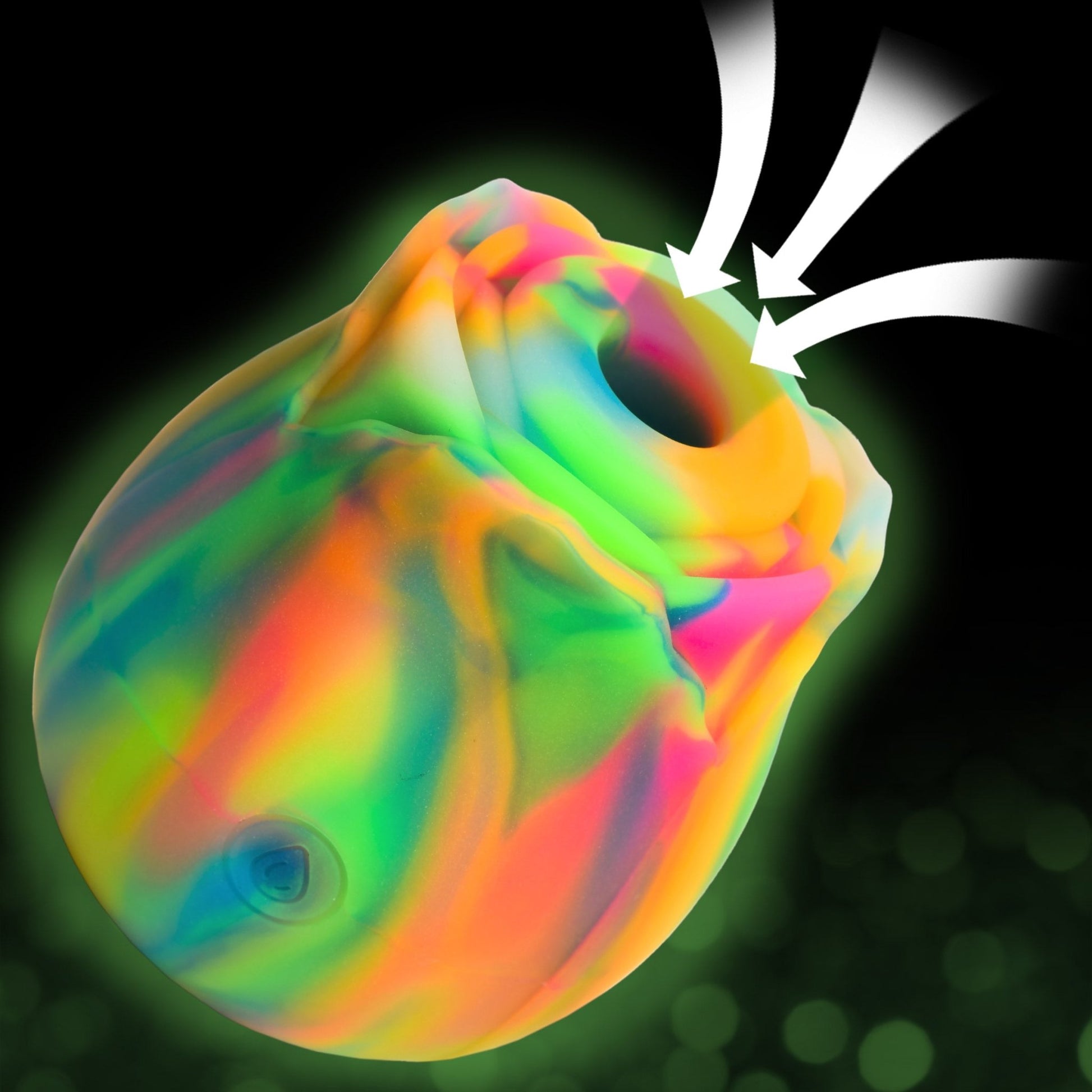 Glow Rose Glow-in-the-Dark Clitoral Stimulator - vibesextoys - The Rabbit Hole Life