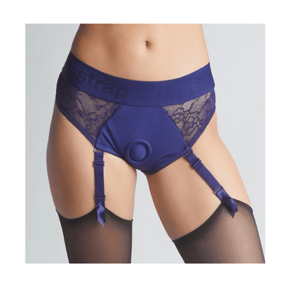 HARNESS LINGERIE DIVA - L - NIGHT BLUE - Strap-Ons & Harnesses - The Rabbit Hole Life