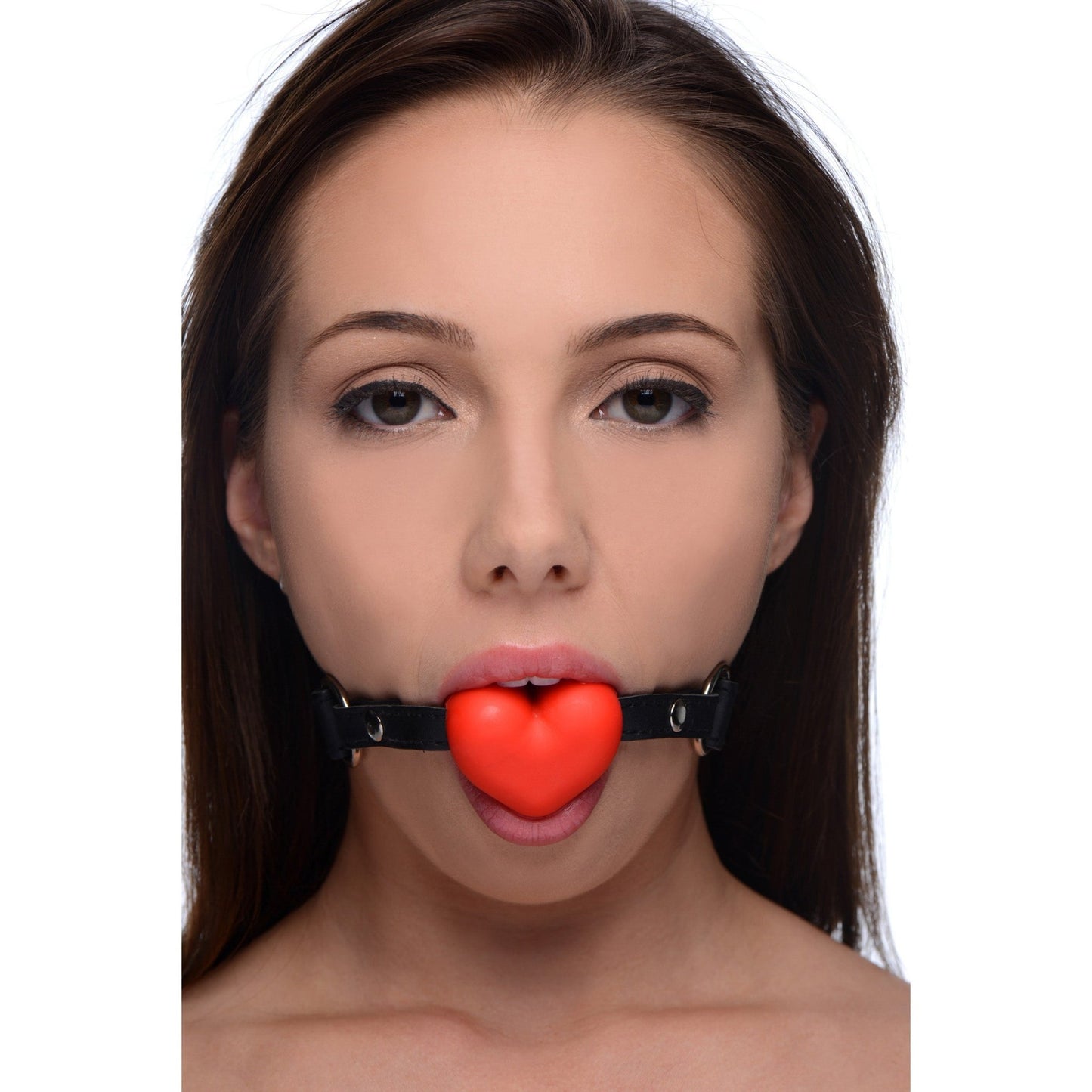 Heart Beat Silicone Heart Shaped Mouth Gag - frisky - The Rabbit Hole Life