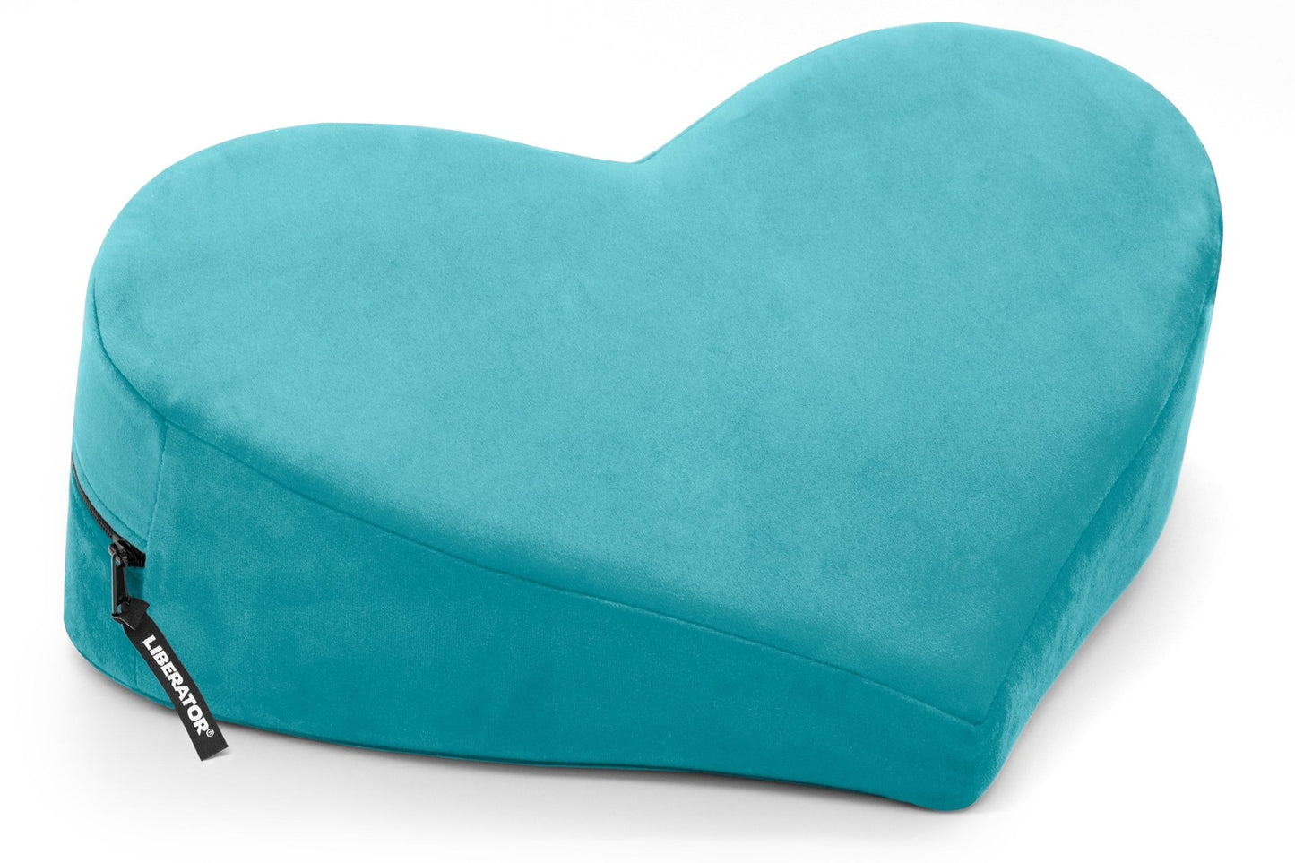 Heart Wedge Teal Microvelvet - BDSM - The Rabbit Hole Life