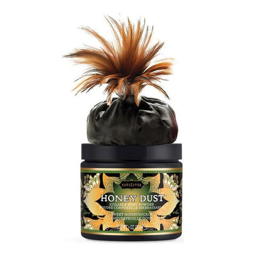 Honey Dust Body Powder Sweet Honeysuckle (6oz) - Lubes - The Rabbit Hole Life