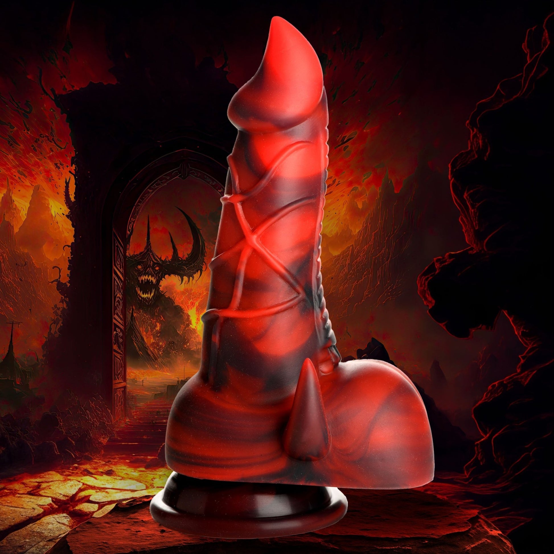 Horny Devil Demon Silicone Dildo - silicone-toys - The Rabbit Hole Life
