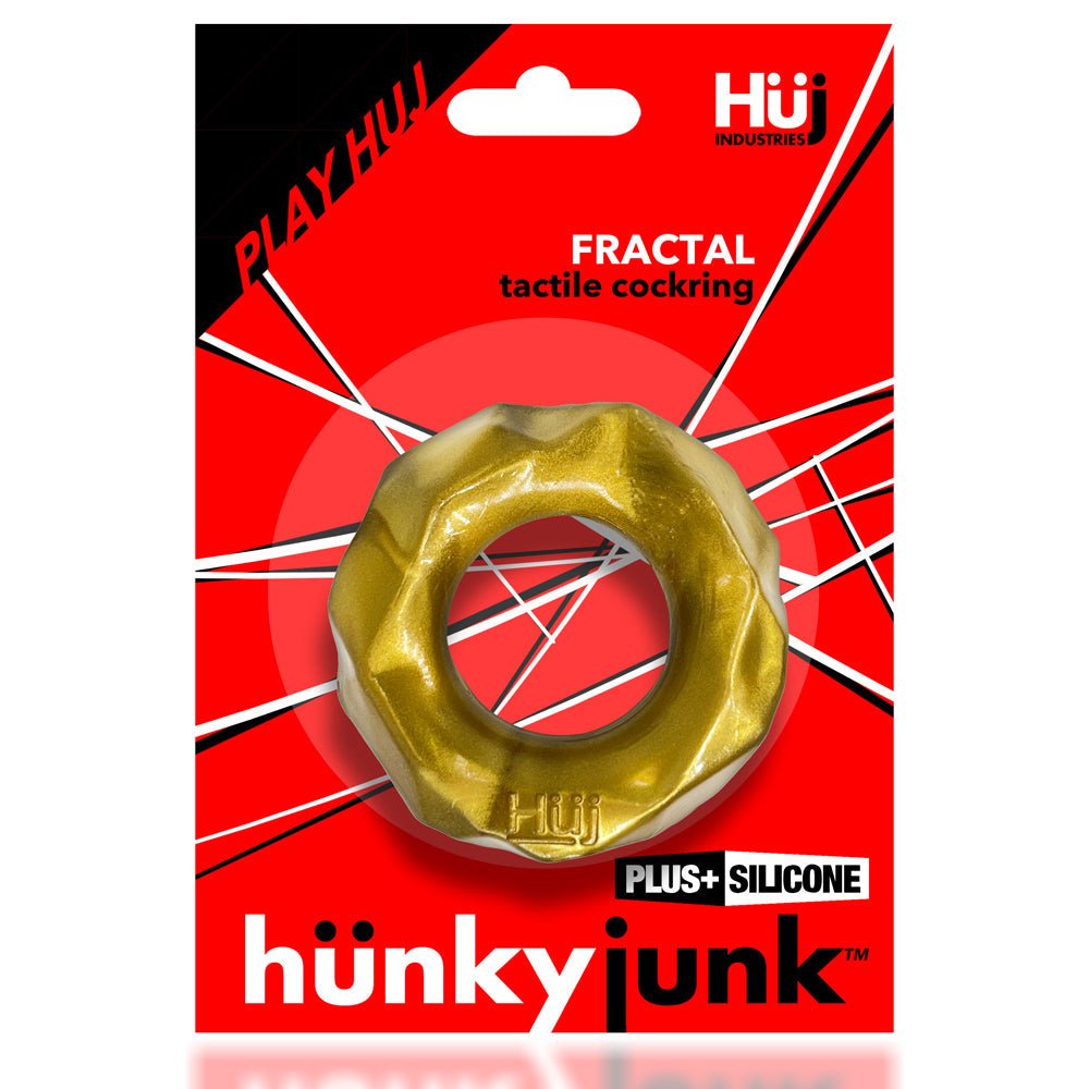 Hunkyjunk FRACTAL tactile cockring BRONZE - For Him - The Rabbit Hole Life