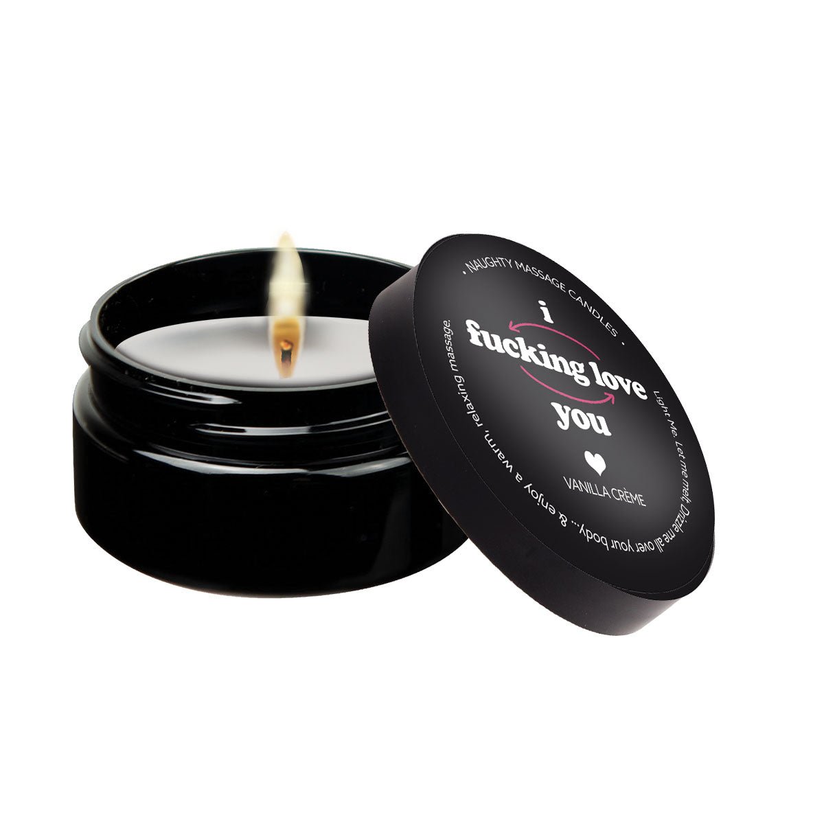 I F*cking Love You - Naughty Mini Massage Candle - Lubes - The Rabbit Hole Life