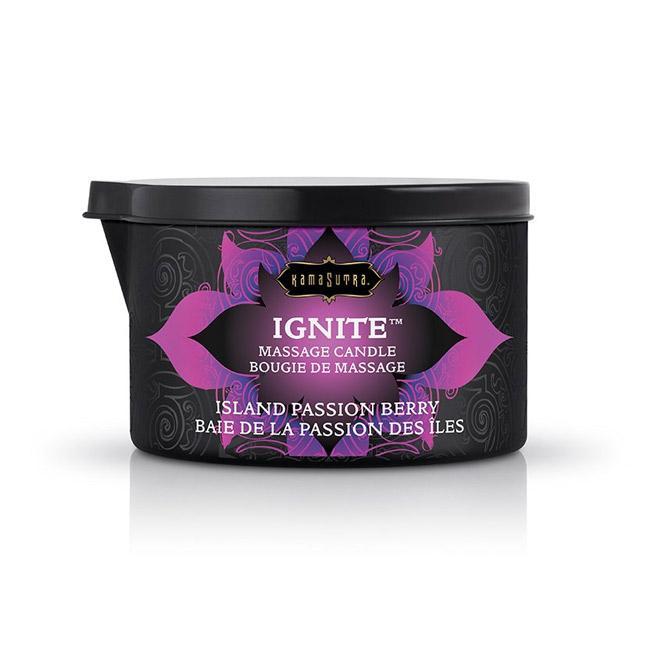 Ignite Massage Oil Candle Island Passion Berry - Lubes - The Rabbit Hole Life